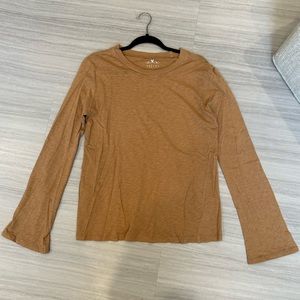 Caramel long sleeve tee